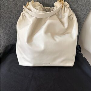 Elegant Demellier off white Leather Tote Bag